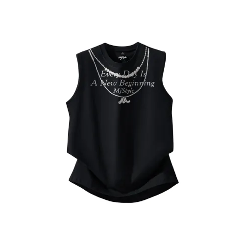 MJ STYLE Черная унисекс майка