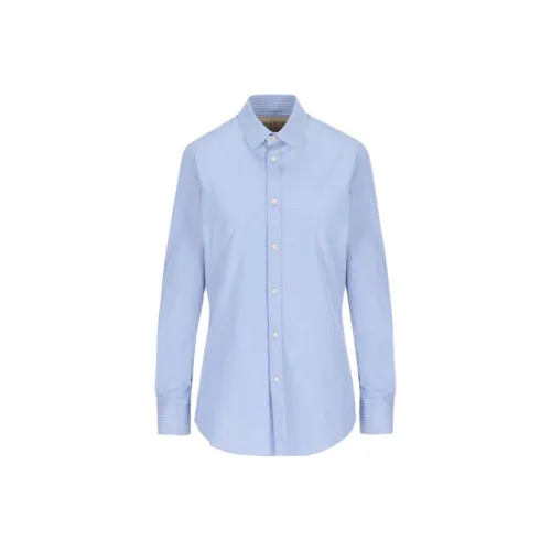 Valentino Рубашка Мужская Светло-Синяя