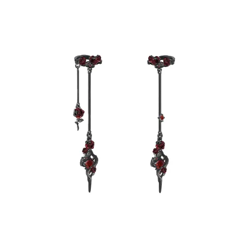 masw Медный сплав Нижняя заколка Серьги On Женские