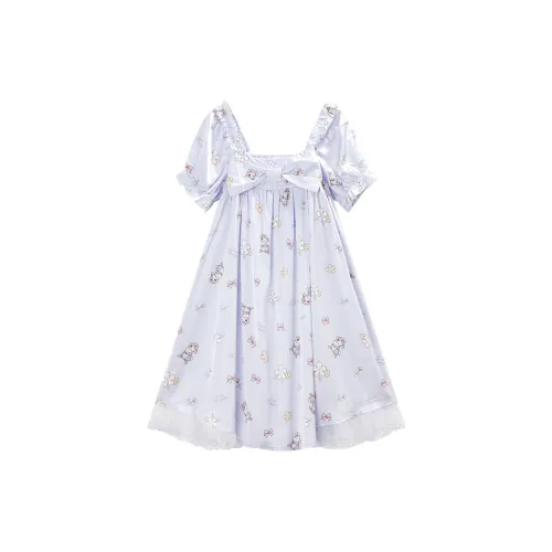 GUKOO Ледяной синий Женские ночные сорочки