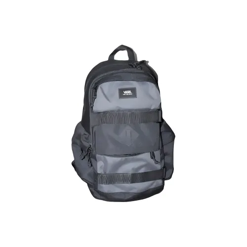 Vans Полиэстер Рюкзак Стандартный Унисекс Серый Черный Многоцветный