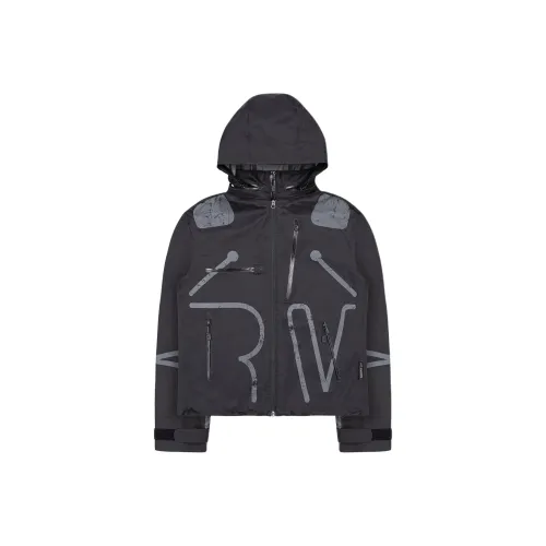 RACER WORLDWIDE Черная унисекс куртка