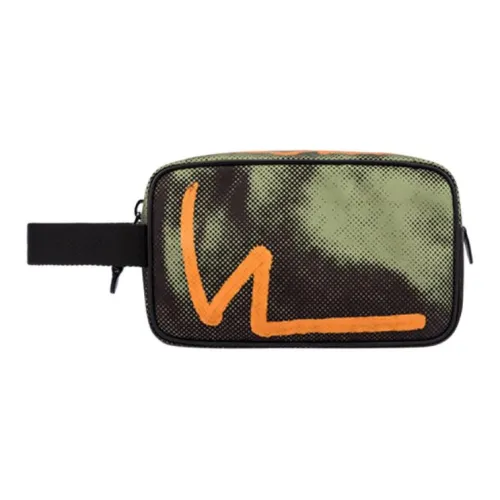 MOSCHINO Полиэстер Кошелек Клатч Мужской Зеленый