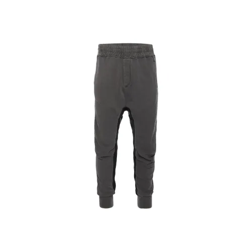 Haider Ackermann Вязаные спортивные брюки мужские угольно-серого цвета