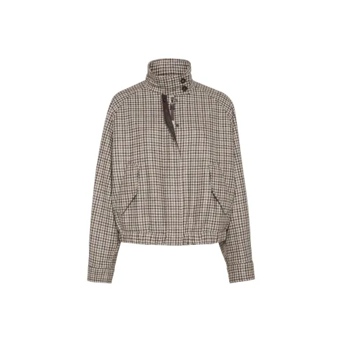 BRUNELLO CUCINELLI SS25 Куртки и Пальто Женские Светлый Бежевый