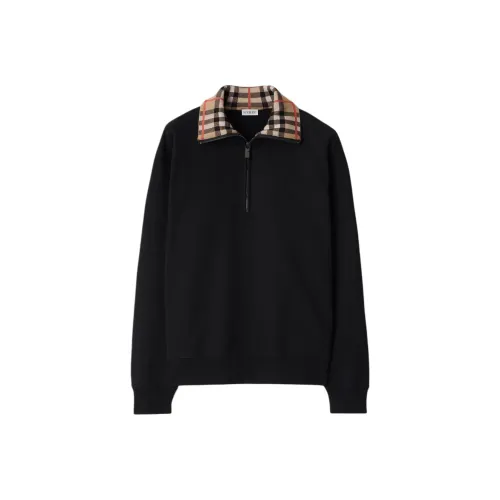 Burberry SS25 Поло Мужское Черное