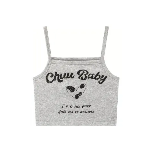 CHUU Средний вересковый серый Женские майки