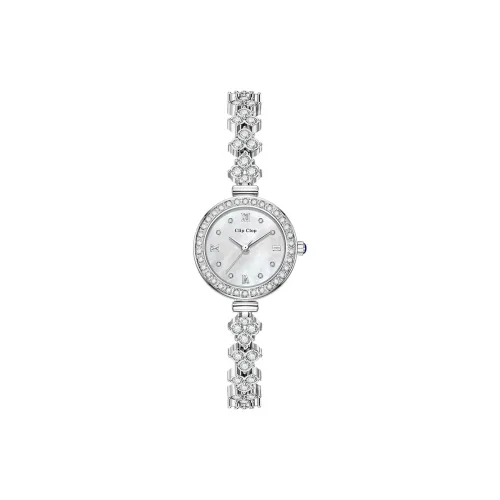 Clip Clop Mermaid Series Кварцевый механизм Сплав Ремешок Часы Женские Жемчужная раковина Циферблат