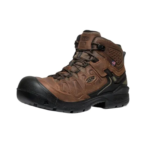 KEEN Targhee 4 MID Топ Походная обувь Мужской Коричневый