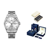 Стальной браслет, натуральный белый