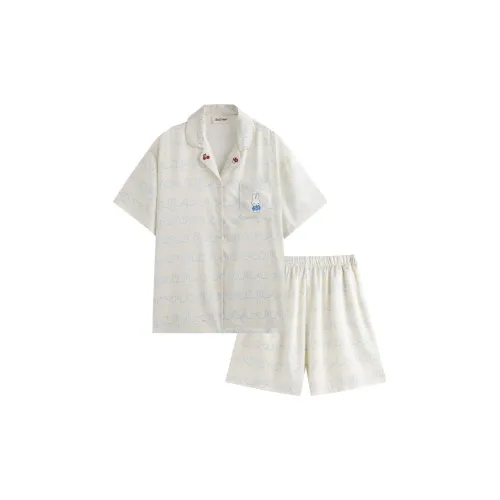 Wabi Town Пижамный комплект Женские Экрю