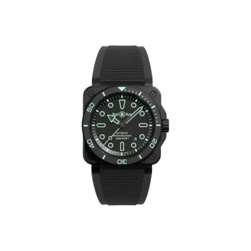 Bell & Ross Автоматический Механический Часы для Мужчин 42 мм Черные