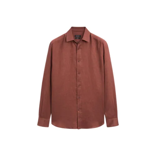 Massimo Dutti Терракота Мужские Рубашки