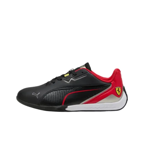 Scuderia Ferrari X PUMA HP Drift Cat 11 Low Топ Детские кроссовки для тренировок Черный Подростки
