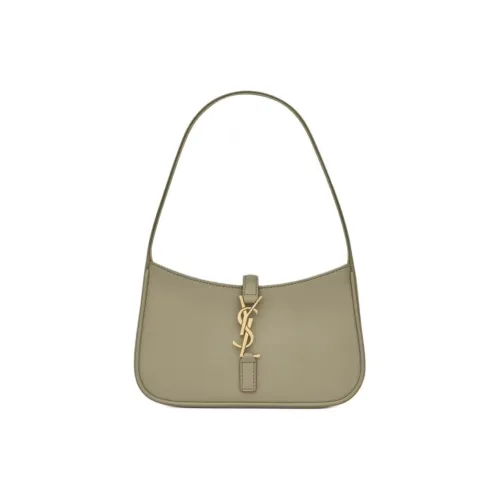 SAINT LAURENT LE5A7 Телячья кожа Сумка через плечо Мини Женская Зеленая