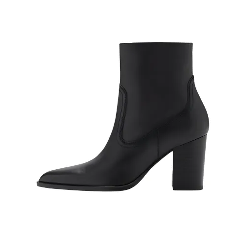 MANGO Botines 8 см Женские Черные