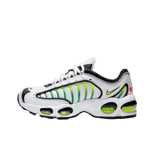 Nike Air Max Tailwind Аbrasion Resistant Низкий Топ Детские Беговые Кроссовки Белый Неон Желтый Подростки