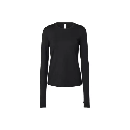 Alo Yoga Черные Женские Футболки