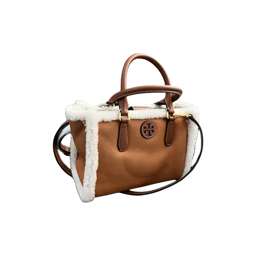 TORY BURCH Blake Плюшевый Замша Тоут Сумка Сумка для покупок Сумка через плечо Сумка Маленькая Женская Хаки