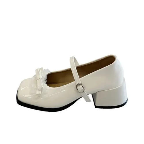 Dawei's House Грубый каблук Туфли Мэри Джейн Женские Коробка