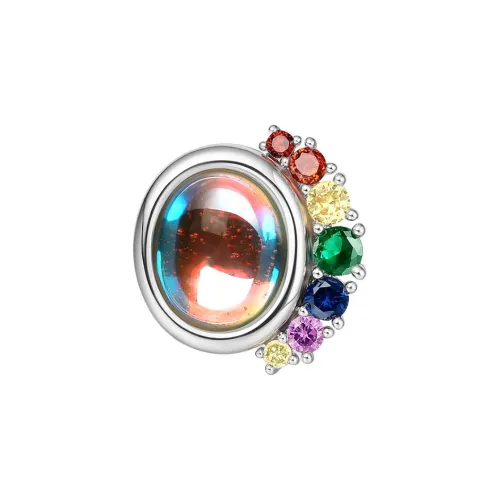 YUAN FIELD Премиум Кольца из латани с покрытием из белого золота унисекс