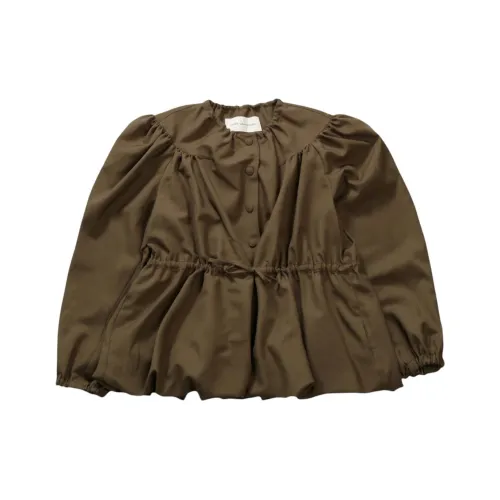 DRIES VAN NOTEN Хаки Женские Куртки