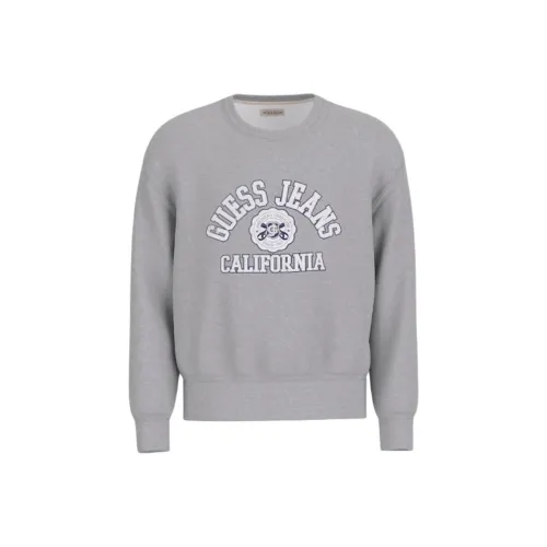 GUESS Светло-серый Мужской Свитшот
