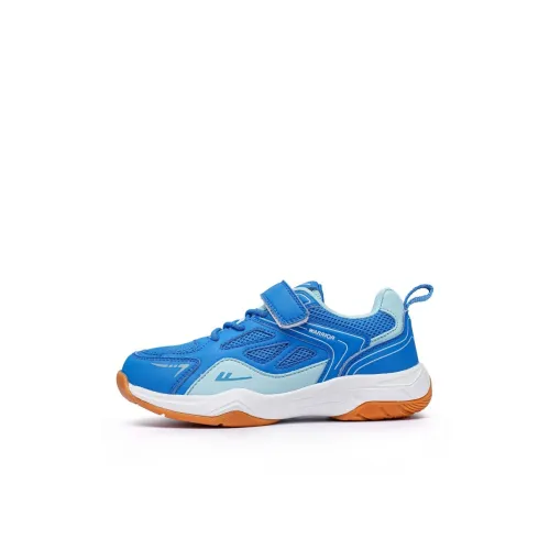 Warrior Slip-Resistant Дышащий Легкий Амортизация Низкий Топ Кроссовки для тренировок Детские Королевский Синий Детские