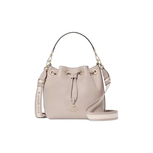 Kate Spade Корова Кожа Ведрообразная Сумка Сумка через плечо Мини Женский Удобный Серый