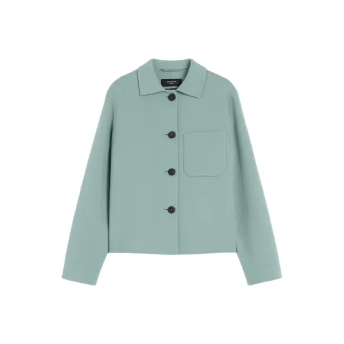 WEEKEND MaxMara Пальто Женское Зеленое