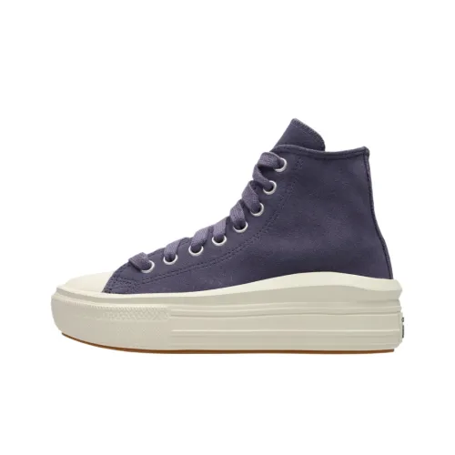 Converse Chuck Taylor All Star Износостойкие Дышащие Высокие Кеды для Детей Лавандово-Серый Подростки