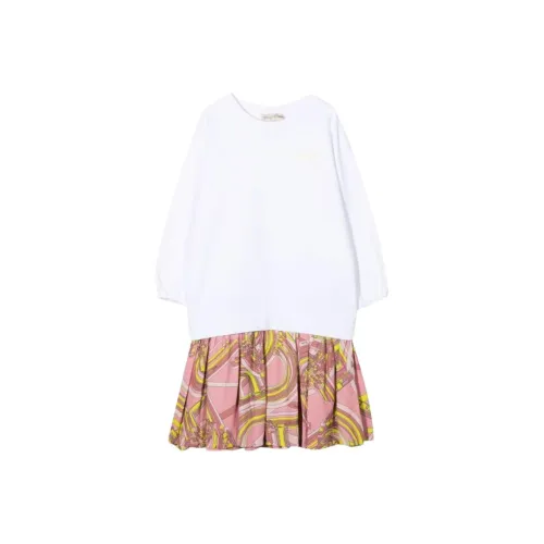 EMILIO PUCCI Платье Сливочный Children Возраст 3-7 лет