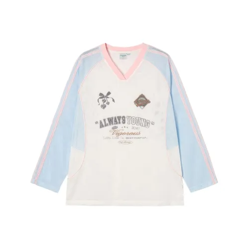 EPTISON WOMAN Белый и синий Женские футболки