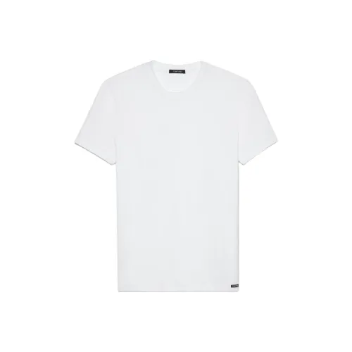 TOM FORD Белая Мужская T-рубашка