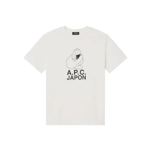 A.P.C Белая Унисекс Футболка