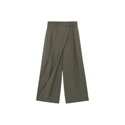 LOEWE SS25 Повседневные брюки Женские Зеленый