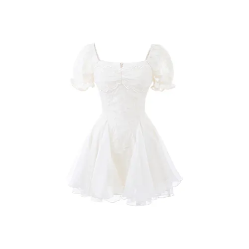 CHARM GLOW Короткое платье с короткими рукавами женское