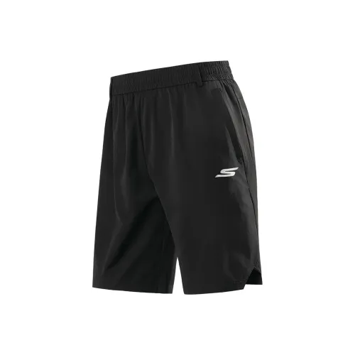 Skechers Угольно-черный 0018 Унисекс Повседневные шорты