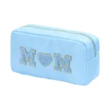 Синий средний размер клатч