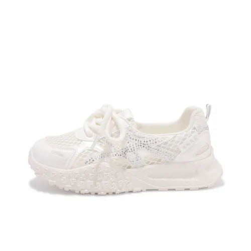 SNXR Амортизация Низкий Топ Повседневная Обувь Женская Белая