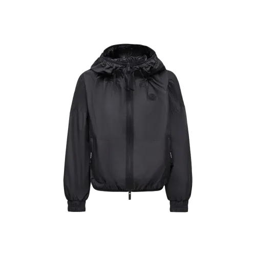 Moncler Auxonne С капюшоном WINDBREAKER Тренчкот Женские Черный