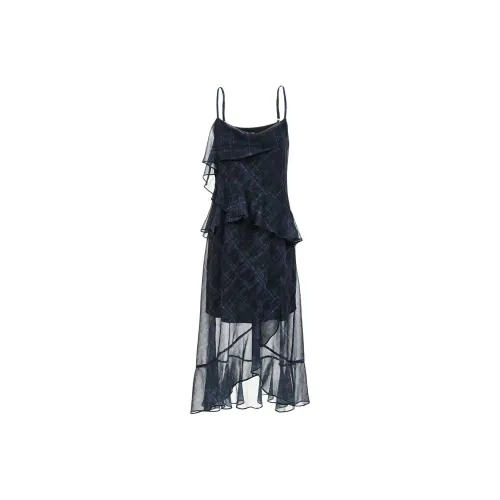 Only H41 Printed Зеленый На Синий Женские Слиплатья