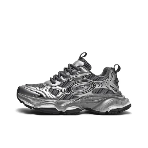 G'VILL Амортизаторы Ущеточные Устойчивые Низкие Топы Толстоподошвенные Кроссовки Унисекс