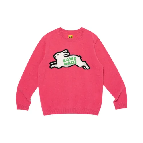 Human Made X Kaws Свитер Розовый Дети Возраст 3-7 лет