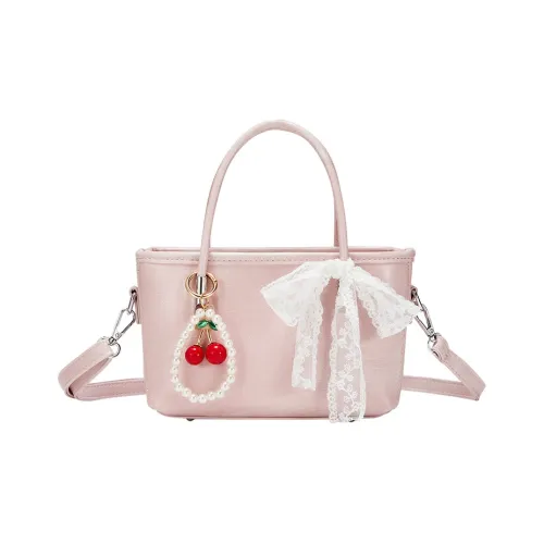 MARKANGARO ПУ (полиуретан) Сумка через плечо Женская Розовый Экрю Черный