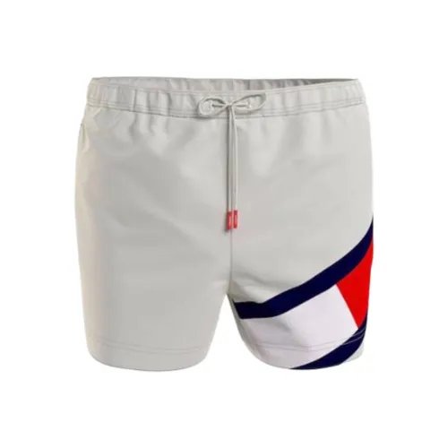 Tommy Hilfiger Плавательные шорты Мужские Айвори Белый