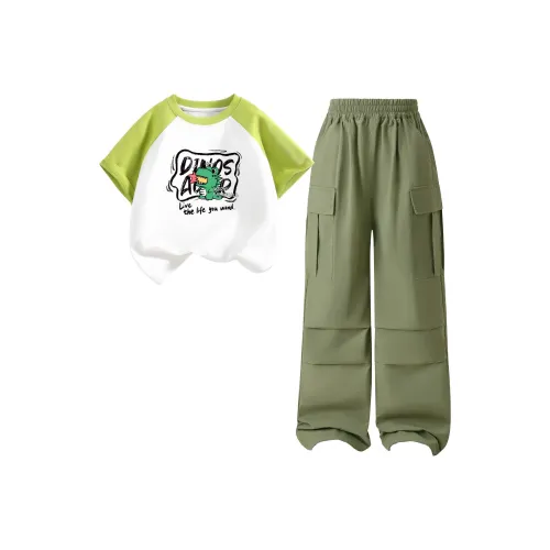 FAIRWHALE Повседневная спортивная одежда 2 предмета набор для детей в возрасте 3-7 лет