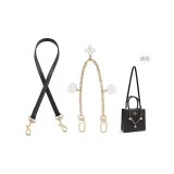 [Двухкомпонентный комплект] Подмышечный золотой застежка 65 см + декоративная цепочка с камелией