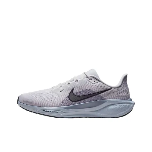 Nike Pegasus 41 Low Топ Zoom AIR Marathon Sprint Long-Distance Running Обувь Мужская Белый Серый