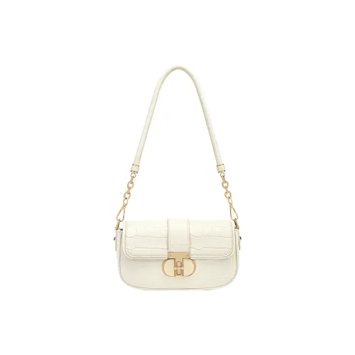 ST SAT Сумка через плечо из синтетической кожи женская цвет экрю кремовый розовый